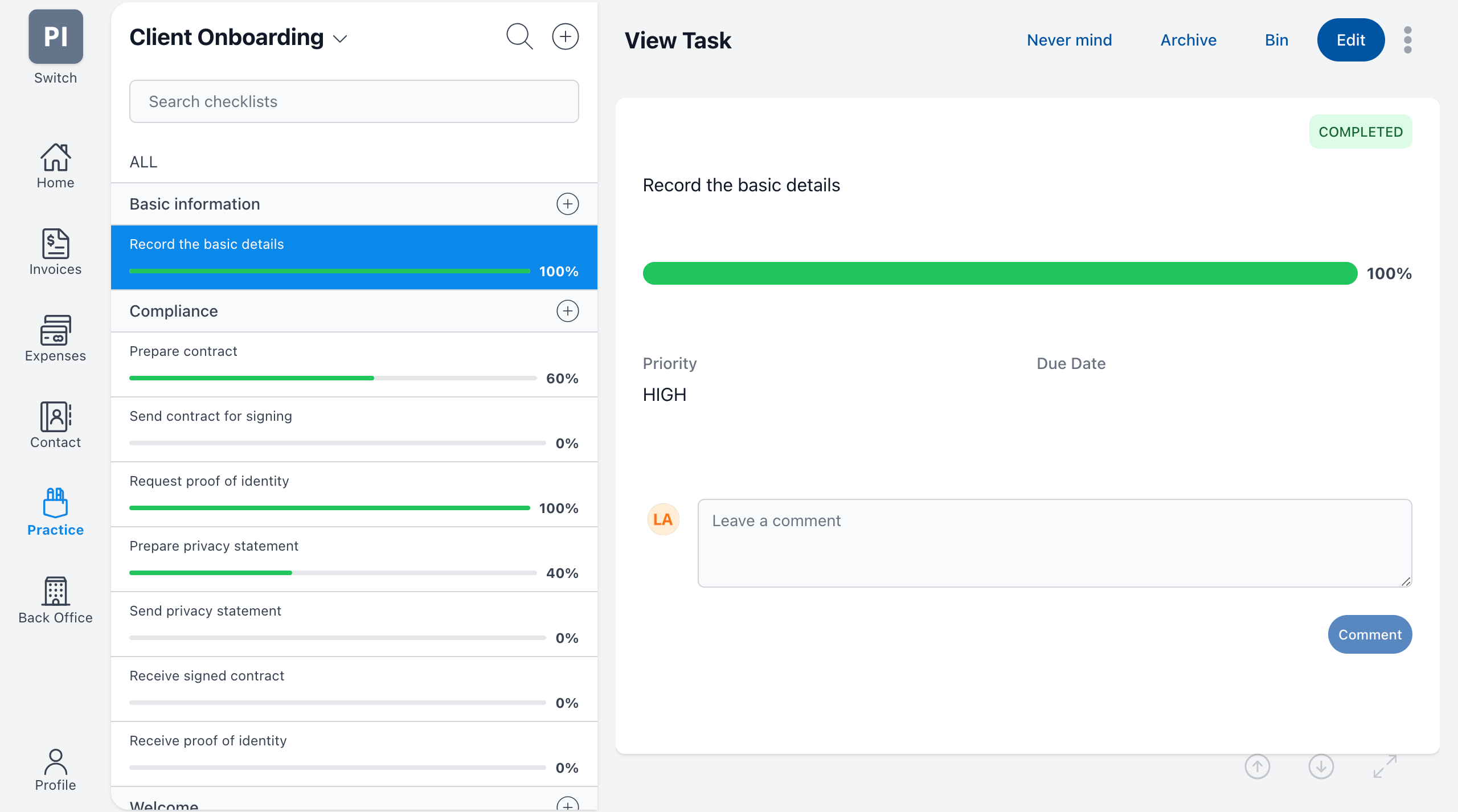 HeadOffice Project Management